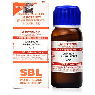 Sbl Chininum Sulphuricum Lm 0/10