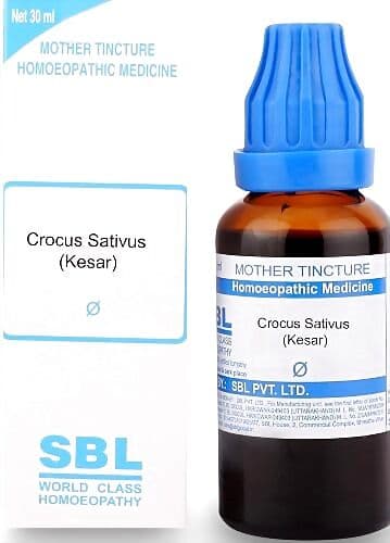 Sbl Crocus Sativus Kesar Mother Tincture