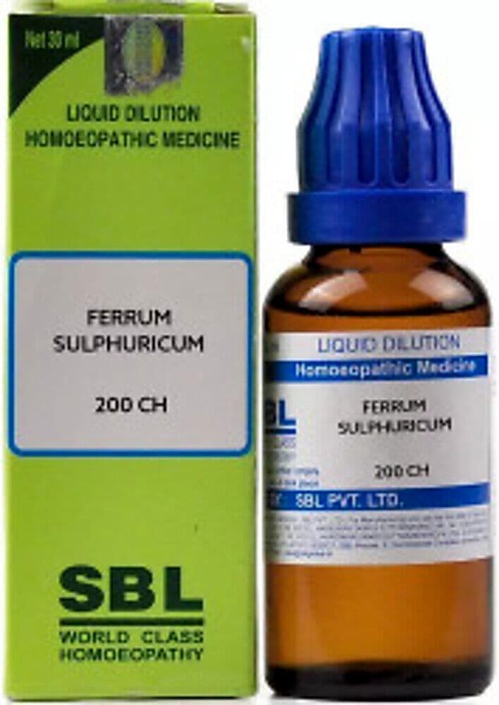 Sbl Ferrum Sulphuricum Dilution 200 Ch