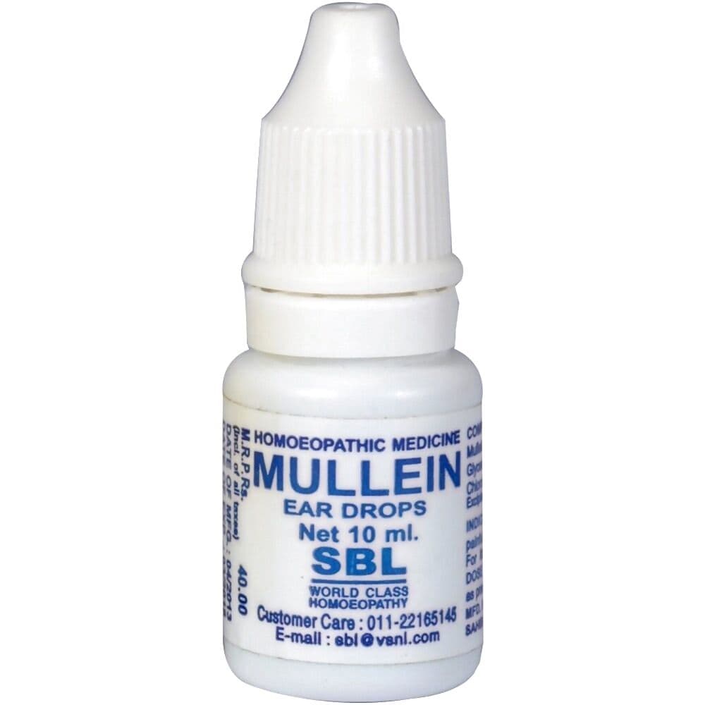 Sbl Homeopathy Mullein Ear Drops