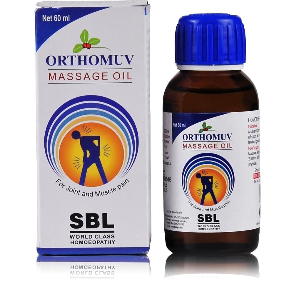 Sbl Homeopathy Orthomuv Massage Oil
