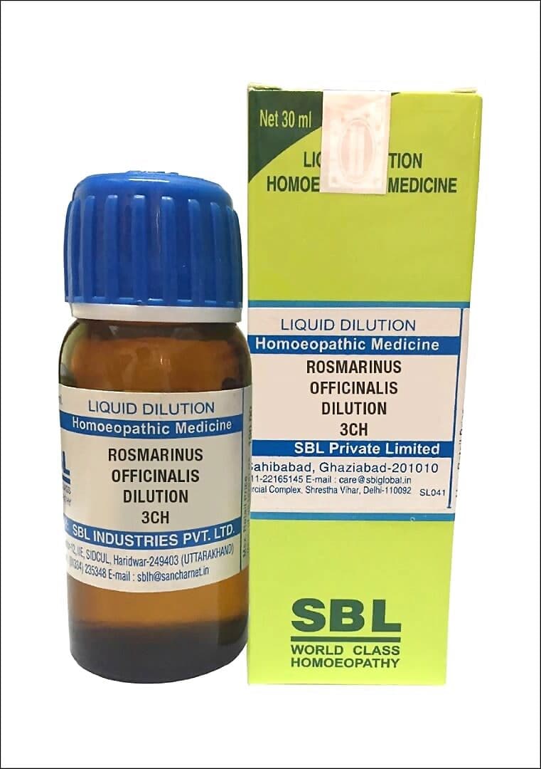 Sbl Rosmarinus Officinalis 3Ch Dilution