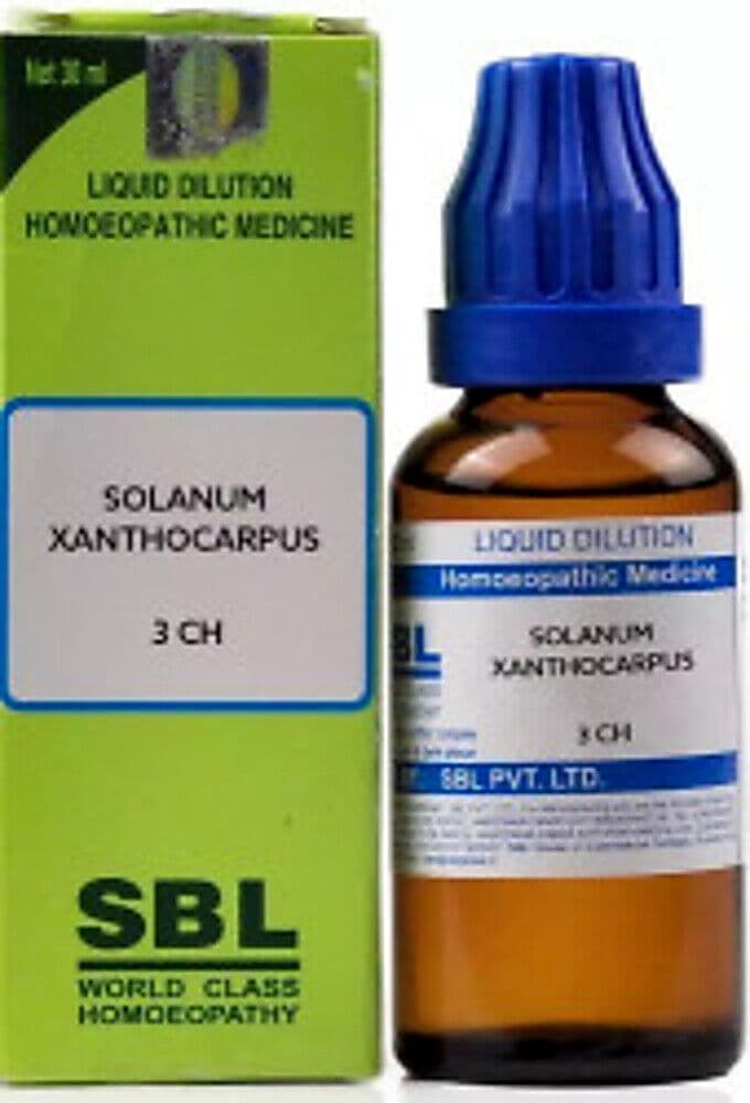 Sbl Solanum Xanthocarpus Dilution 3 Ch