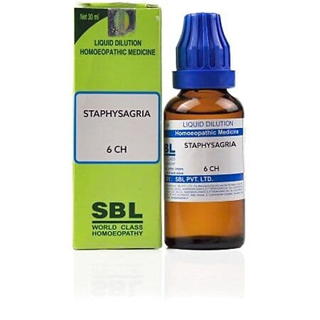 Sbl Staphysagria 6 Ch Dilution
