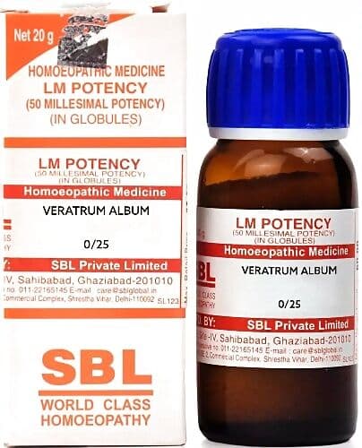 Sbl Veratrum Album Lm 0/25