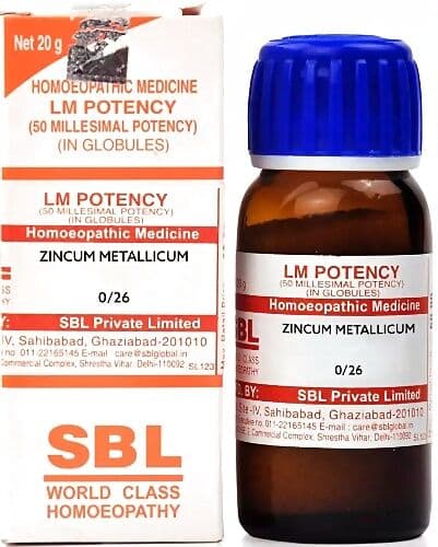 Sbl Zincum Metallicum Lm 0/26