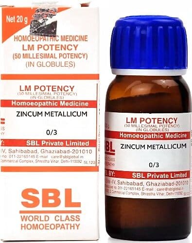 Sbl Zincum Metallicum Lm 0/3