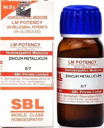 Sbl Zincum Metallicum Lm 0/7