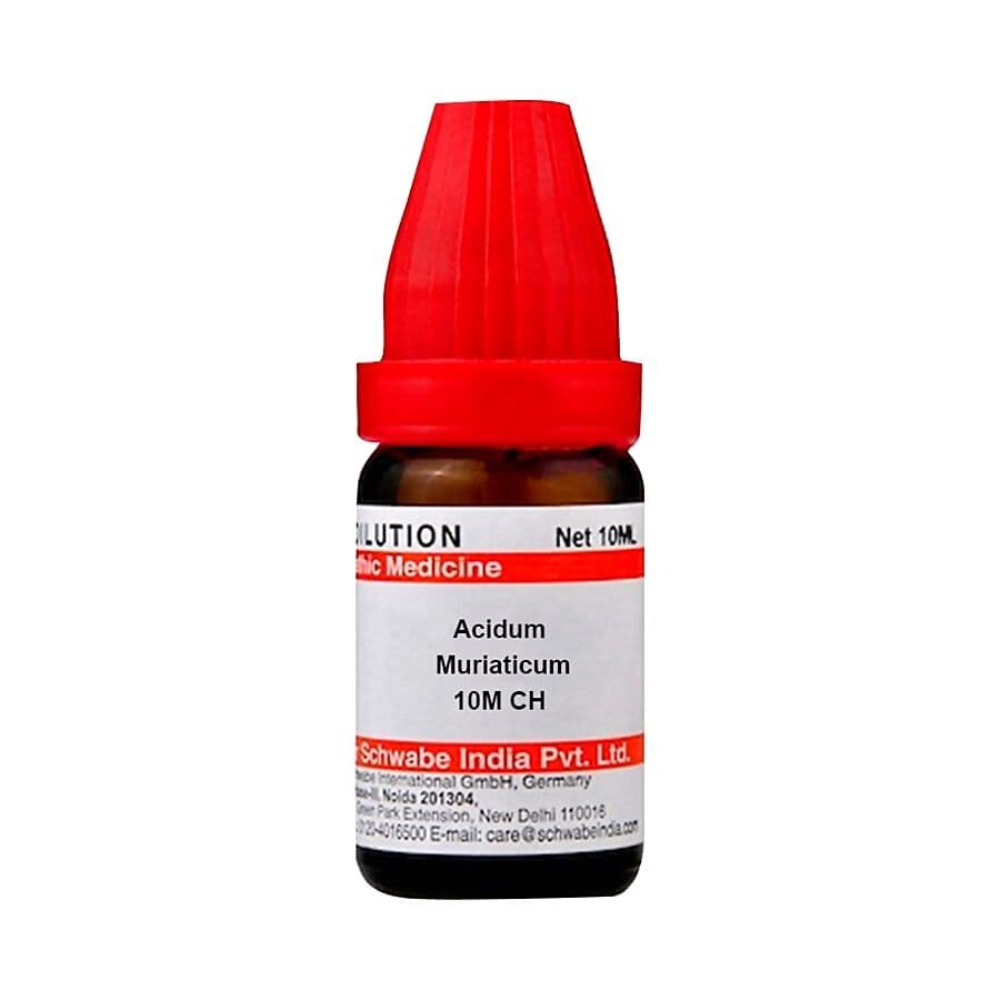 Schwabe Acidum Muriaticum 10 M Dilutions