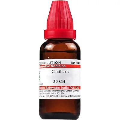 Schwabe Cantharis 30 Ch Dilutions
