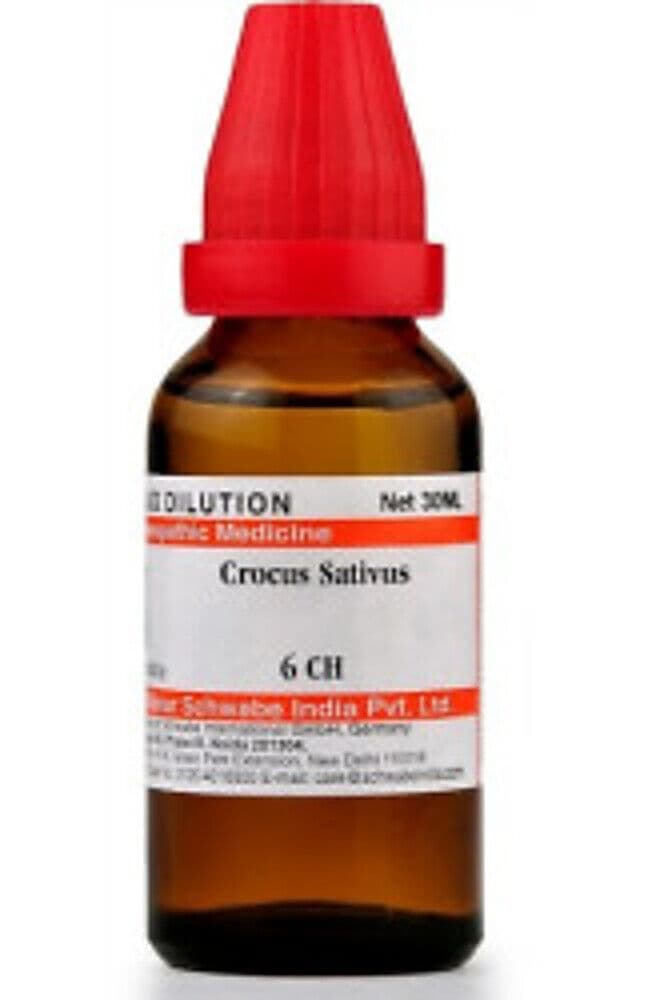 Schwabe Crocus Sativus 6 Ch Dilutions