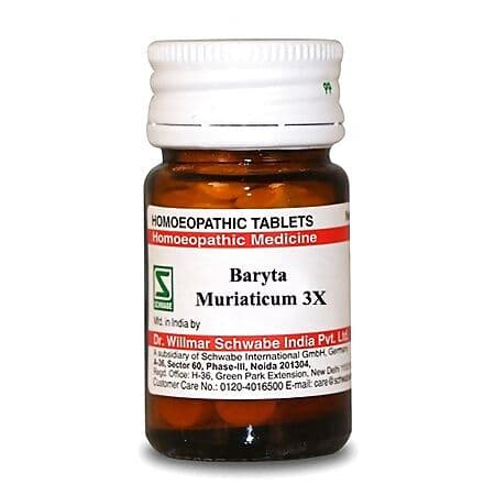 Schwabe Homeopathy Baryta Muriaticum 3X