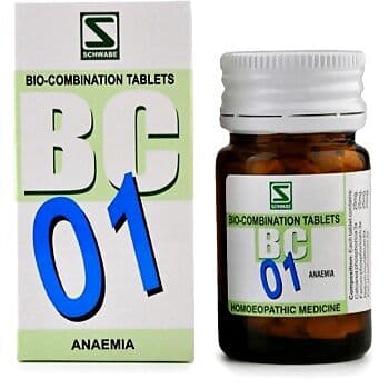 Schwabe Homeopathy Bc 01-Anaemia