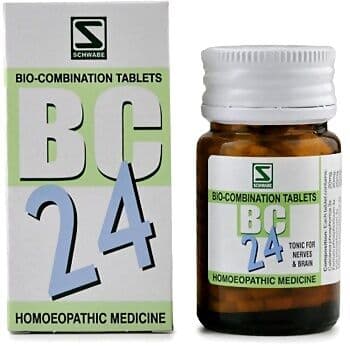 Schwabe Homeopathy Bc 24-Nerves And Brain