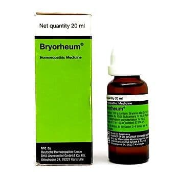 Schwabe Homeopathy German Range Bryorheum