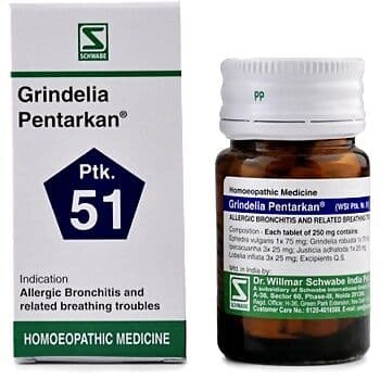 Schwabe Homeopathy Grindelia Pentarkan