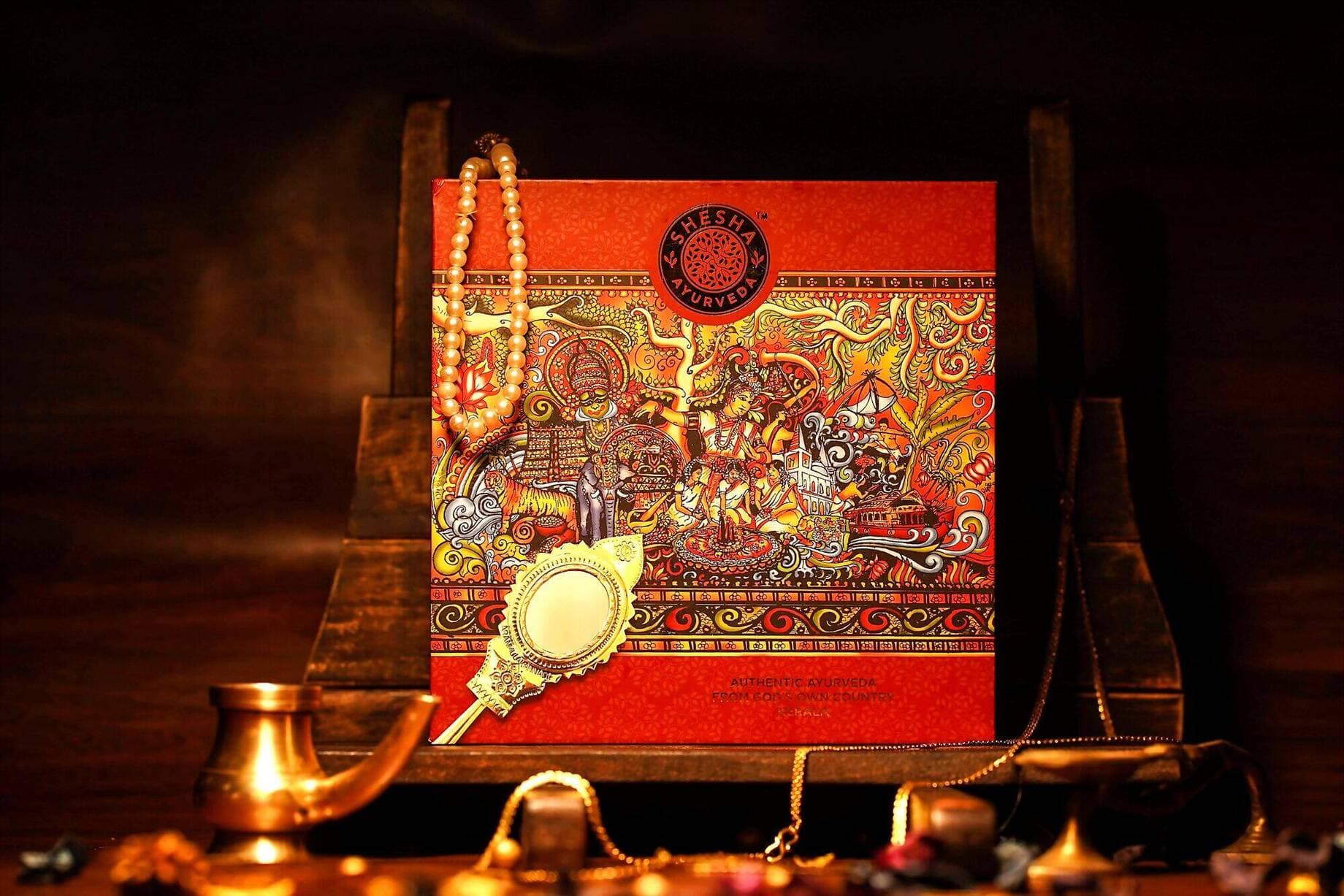 Shesha Ayurveda Kerala Traditional Gift Box