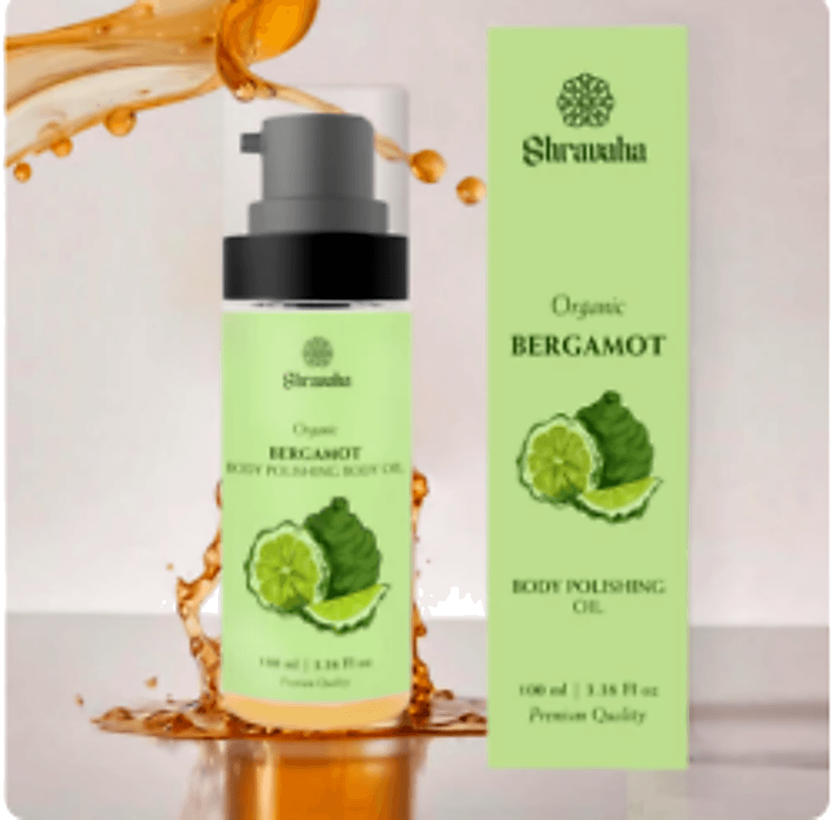 Shravaha Organic Bergamot Body Polishing Oil
