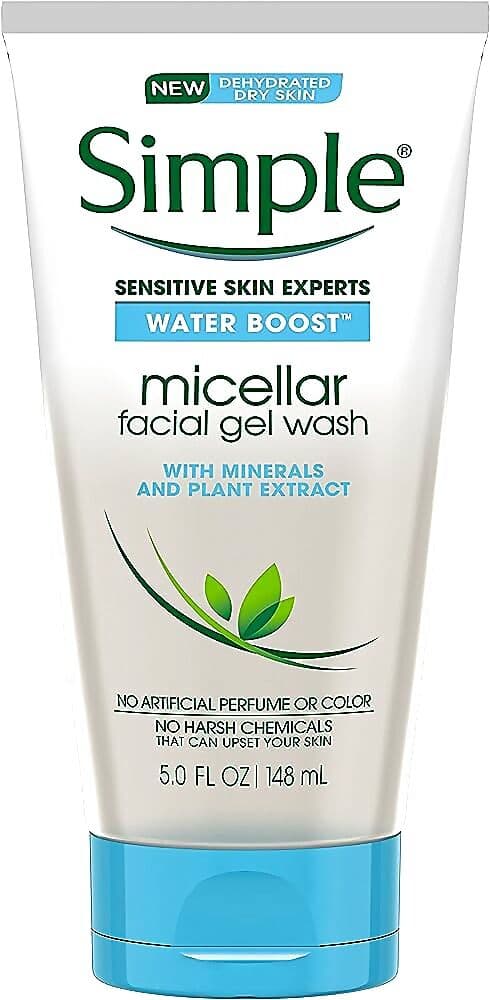 Simple Water Boost Micellar Facial Gel Wash