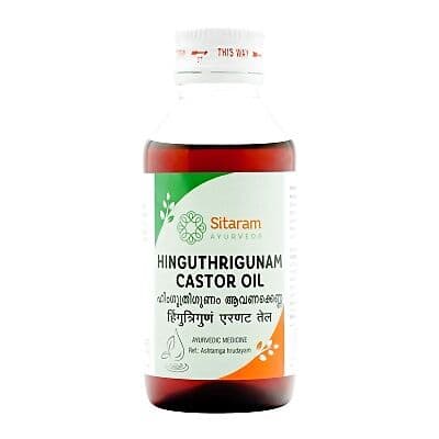 Sitaram Ayurveda Hinguthrigunam Castor Oil