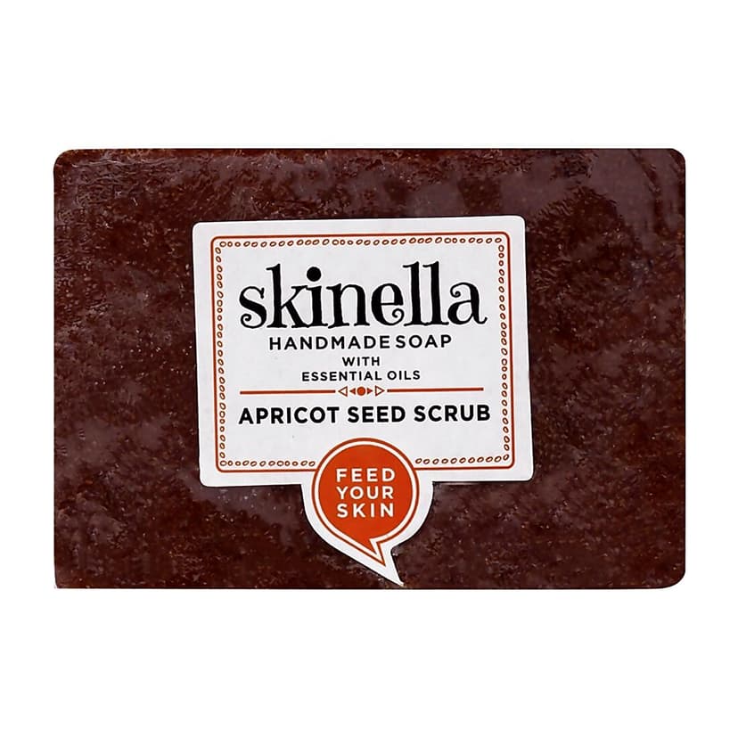 Skinella Apricot Seed Scrub Soap