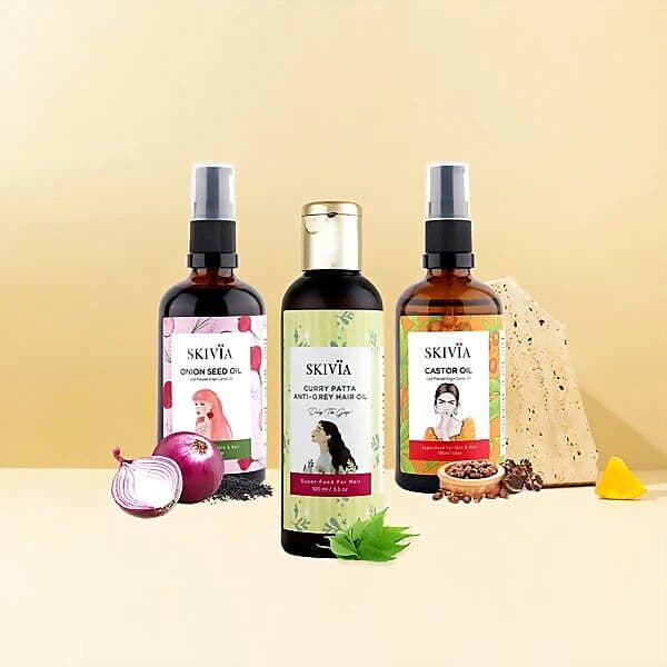 Skivia Natural Hair Oil Combo