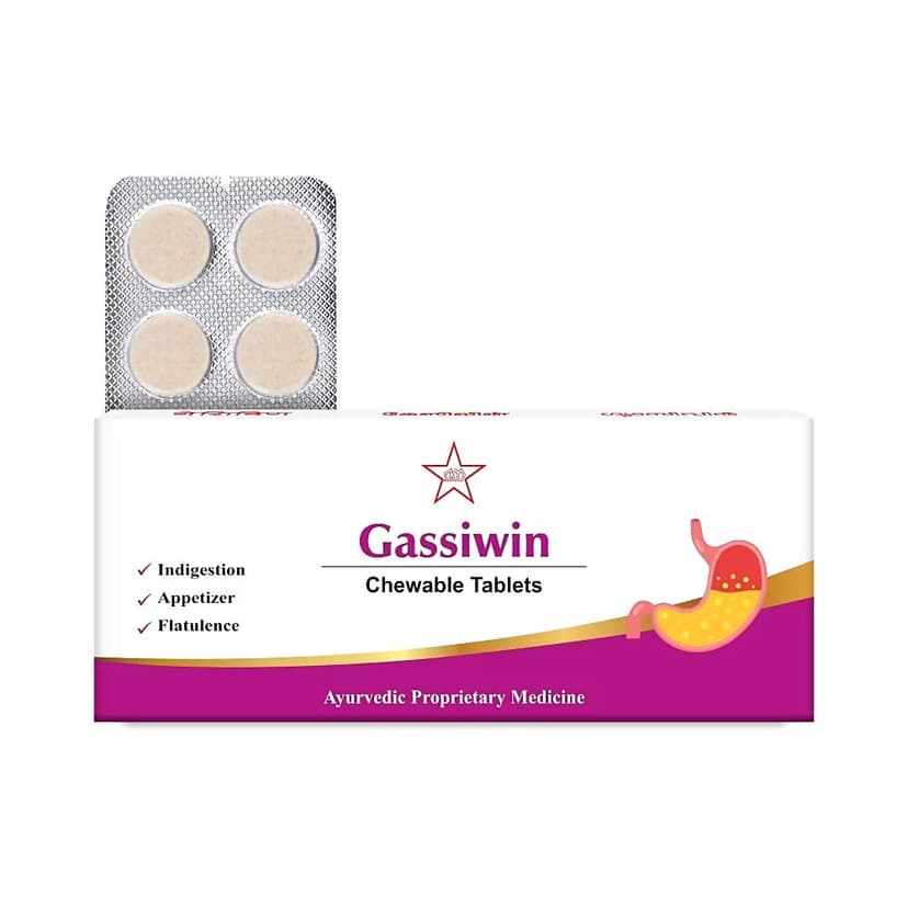 Skm Gassiwin Chewable Tablet