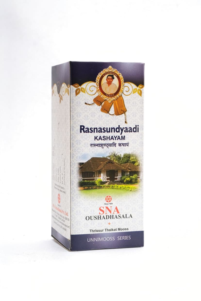 Sna Oushadhasala Raasnashundiaadi Kashayam