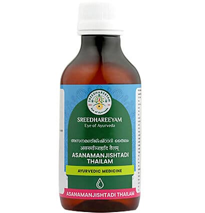 Sreedhareeyam Asana Manjishtadi Thailam