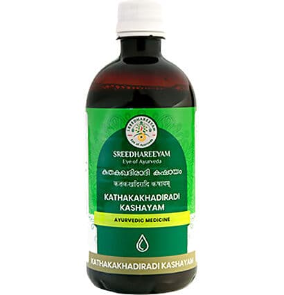 Sreedhareeyam Kathakakhadiradi Kashayam