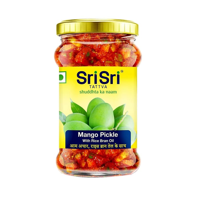 Sri Sri Tattva Mango Pickle - Rice Bran Oil