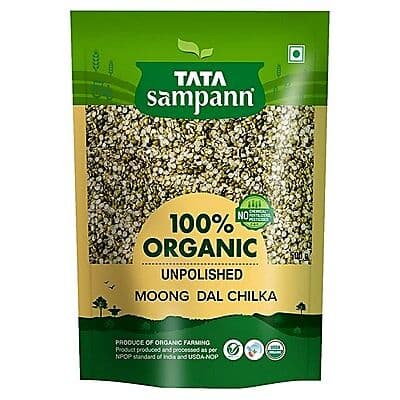 Tata Sampann Organic Moong Chilka
