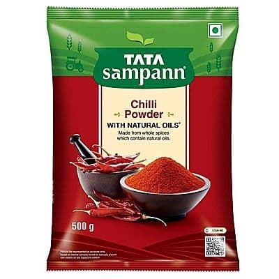 Tata Sampann Red Chilli Powder 500 grams 