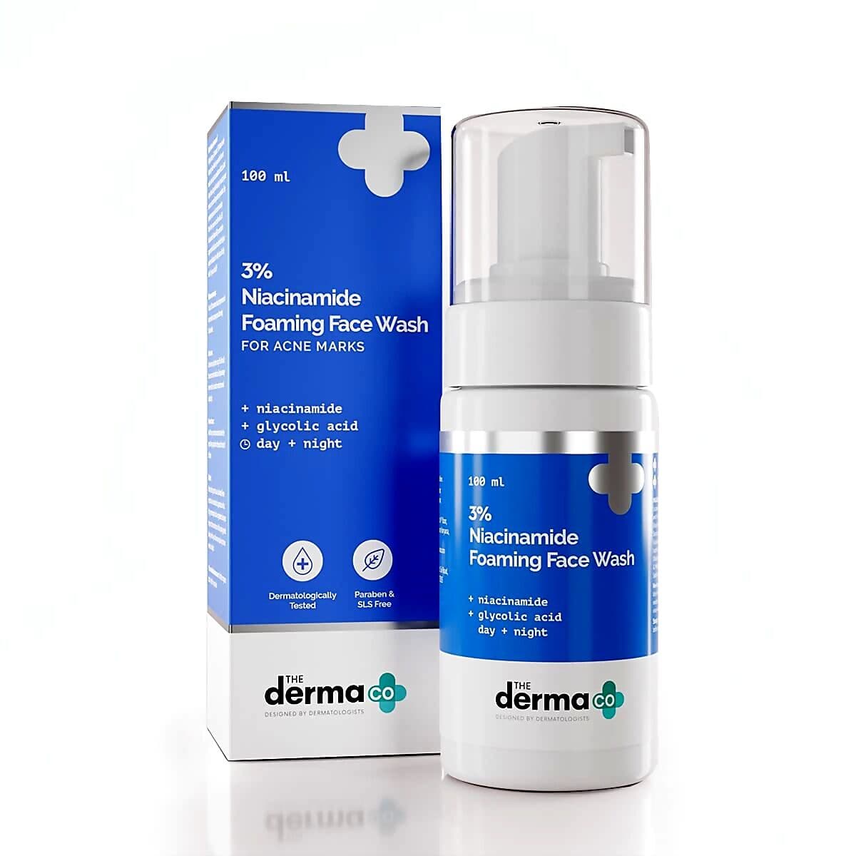 The Derma Co 3% Niacinamide Foaming Face Wash