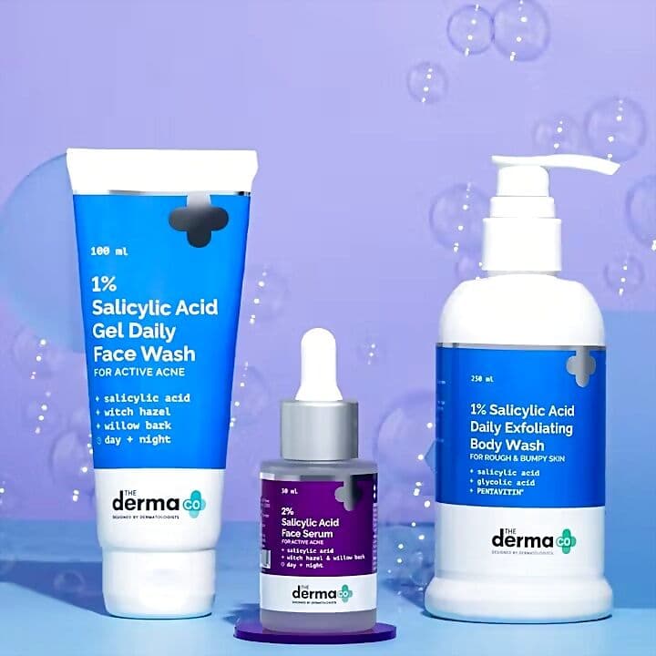 The Derma Co Salicylic Acid Fight Acne Combo