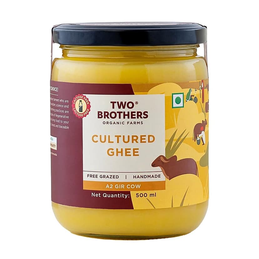 Two Brothers Organic A2 Cow Cultured Ghee