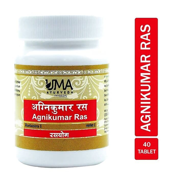 Uma Ayurveda Agnikumara Rasa Tablets