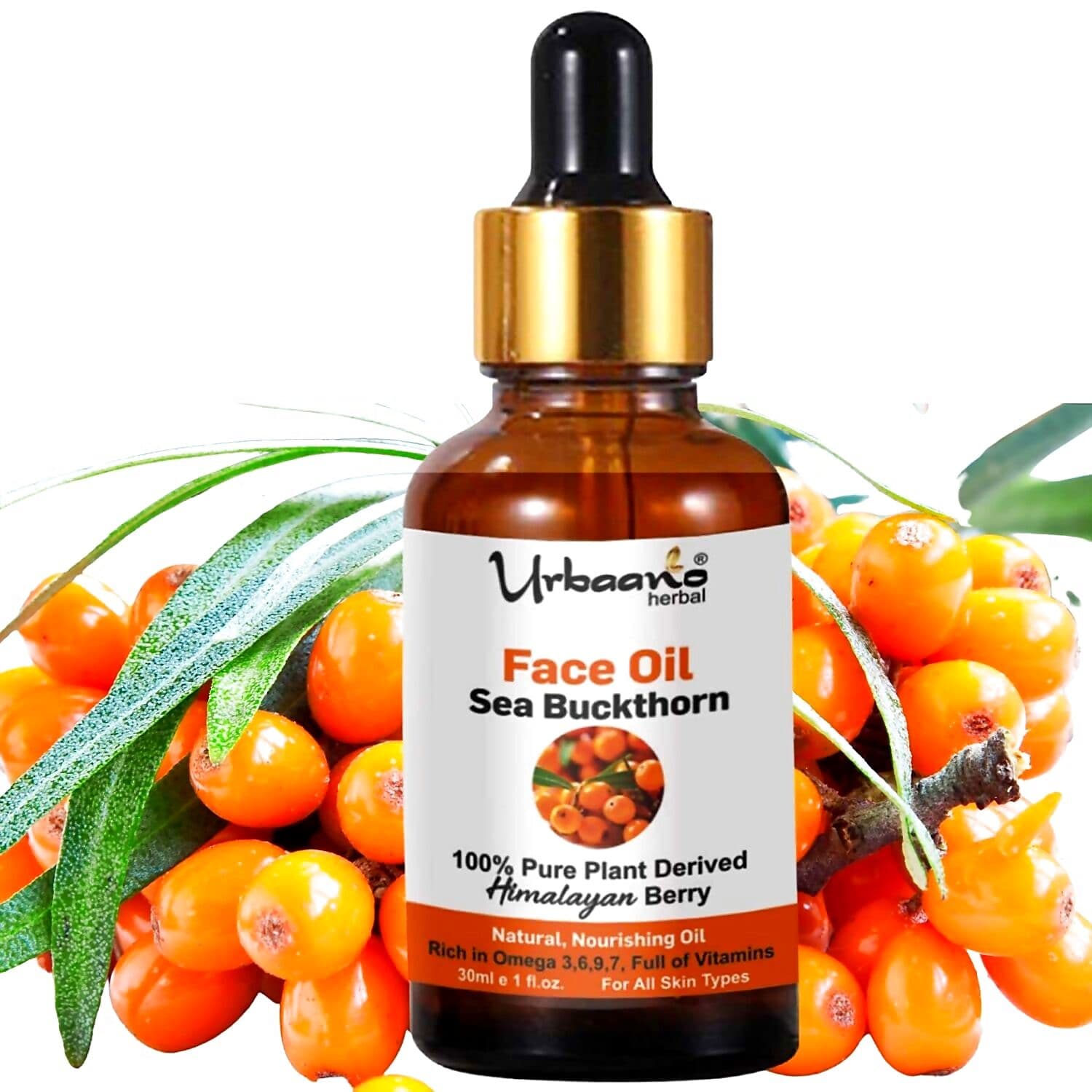 Urbaano Radiant Glow Sea Buckthorn Face Oil