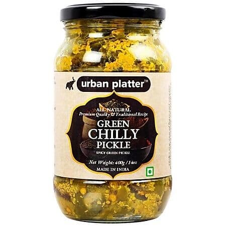 Urban Platter Green Chilli Pickle