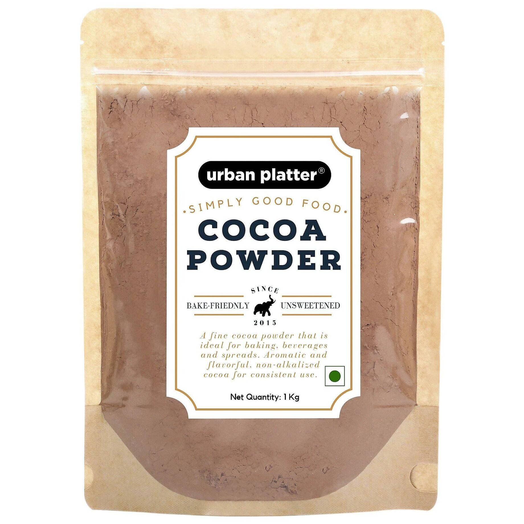 Urban Platter Natural Cocoa Powder 1kg