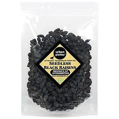 Urban Platter Seedless Black Afghan Raisins