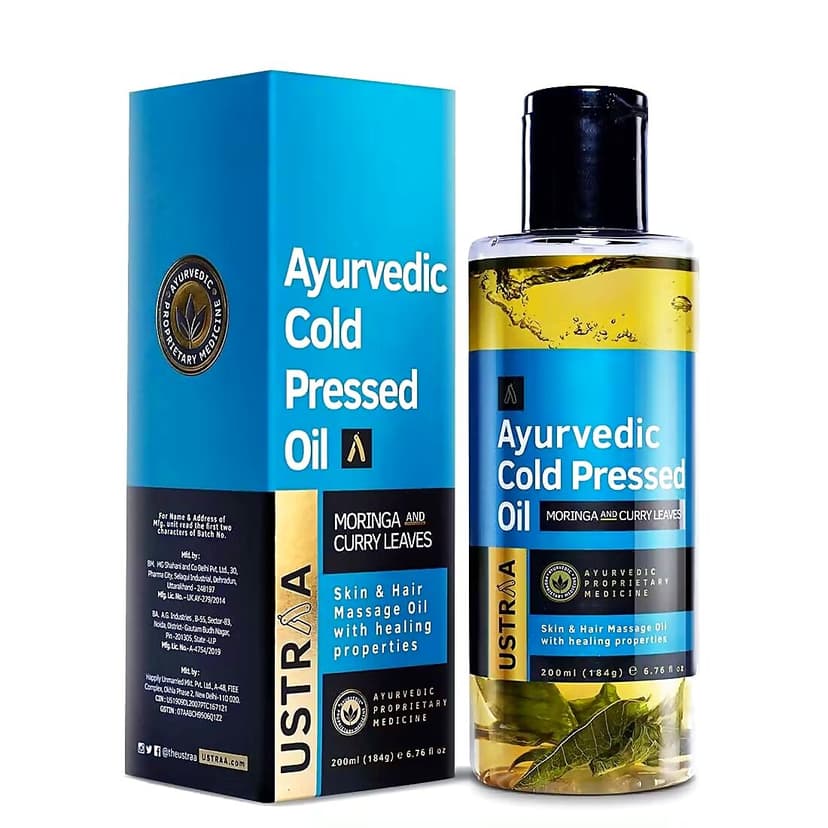 Ustraa Ayurvedic Cold Pressed Oil 