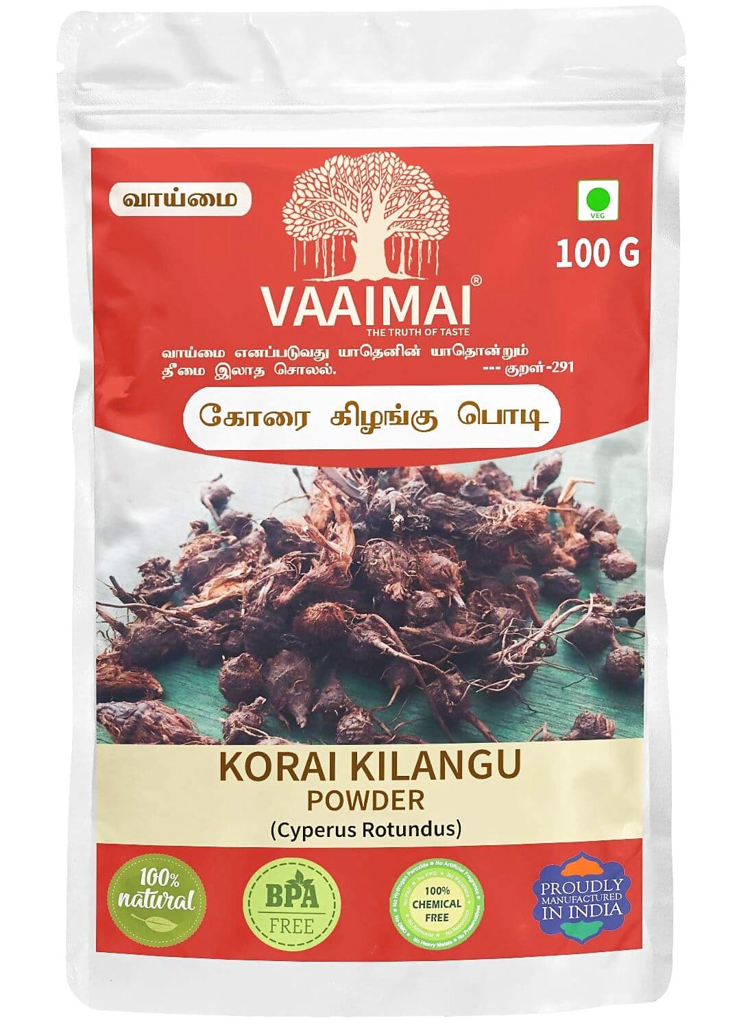 Vaaimai Korai Kilangu Powder