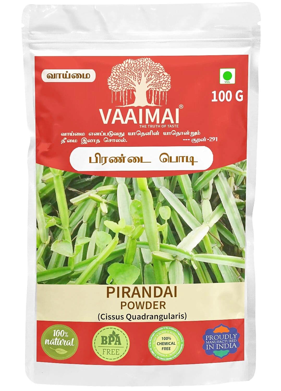 Vaaimai Pirandai Powder