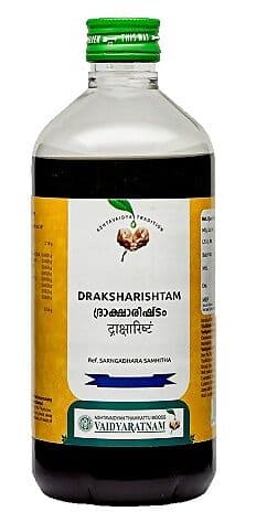 Vaidyaratnam Oushadhasala Draksharishtam