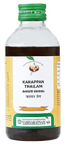 Vaidyaratnam Oushadhasala Karappan Thailam