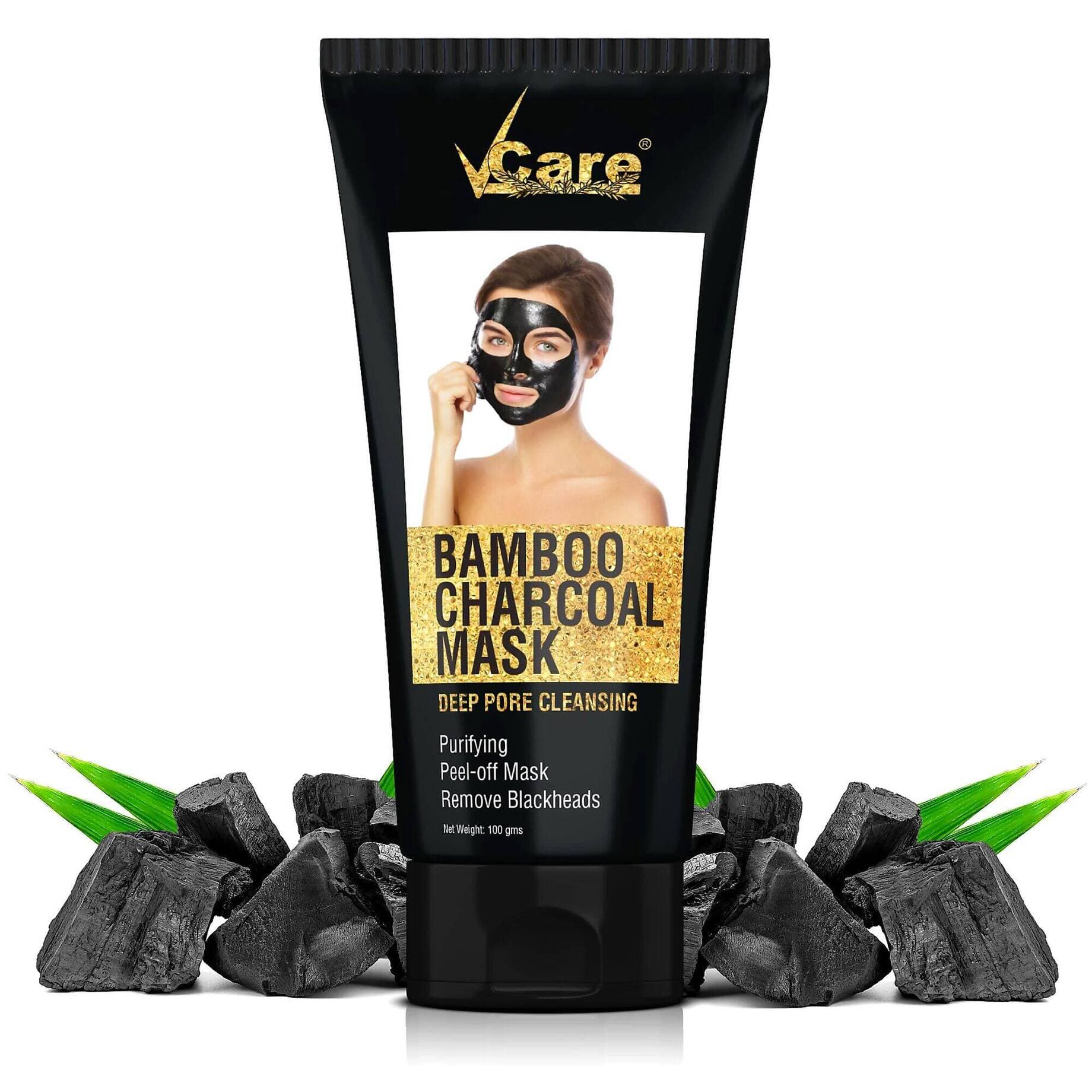 VCare Bamboo Charcoal Peel Off Mask