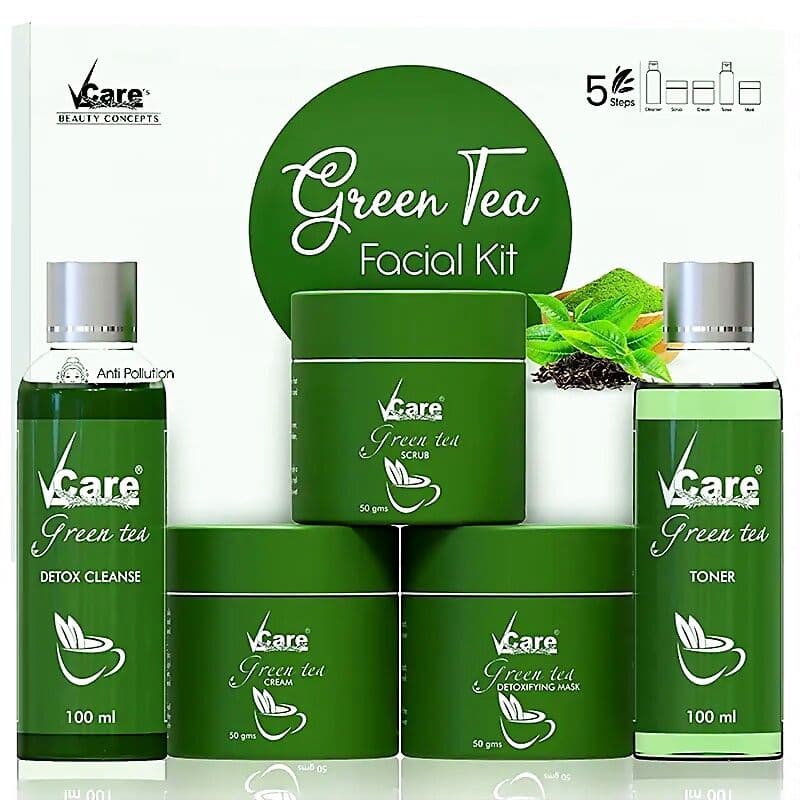 VCare Green Tea Facial Kit