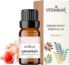 Vedanum Geranium Organic Plant Essential Oil