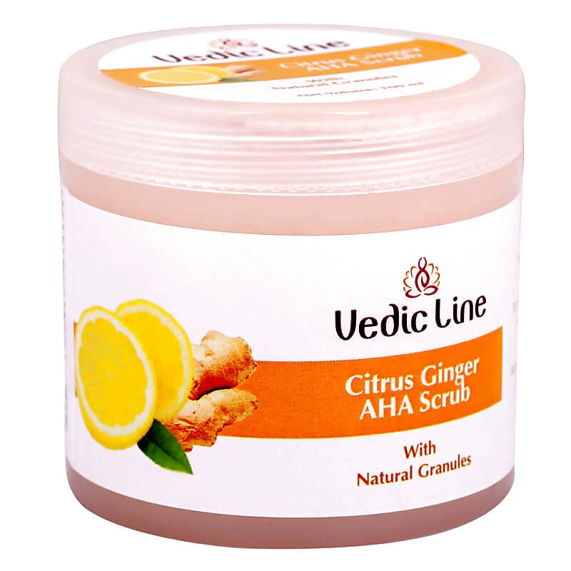 vedicline Citrus Ginger AHA Scrub